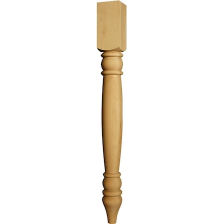 Osborne Wood Products 34 1/2 x 3 1/2 Tybee Island Post in Hickory 1459H